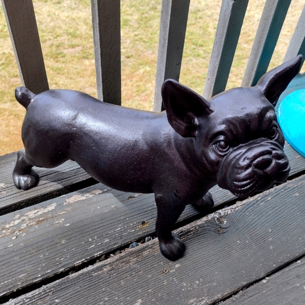 French Bulldog Yard Statue